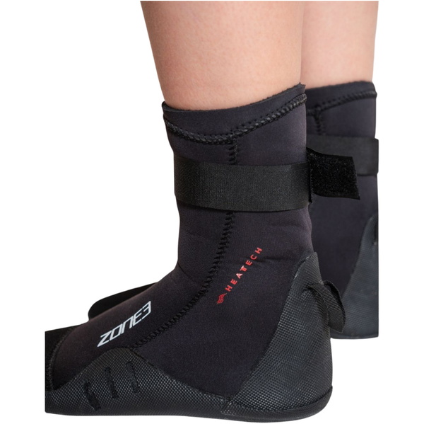 2026 ZONE3 Heat- Tech Dura 4mm Svømmefodtøj NA26UHTDS101 - Black